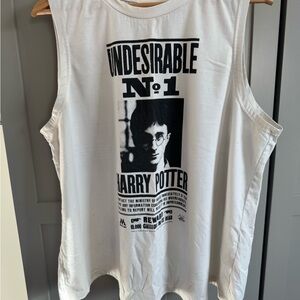 White Harry Potter Undesirable No. 1 Graphic Tank Top